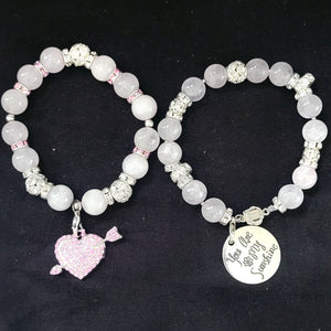 Rose Quartz Bracelet 10mm