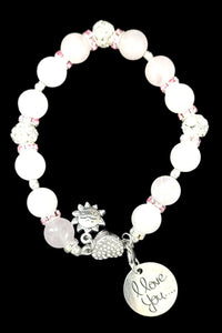 Rose Quartz Bracelet 10mm