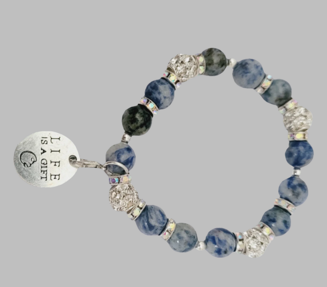 Blue Sodalite Bracelet 10mm