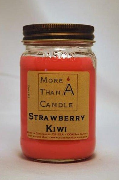 Scented Soy Candles-Strawberry Kiwi 8oz